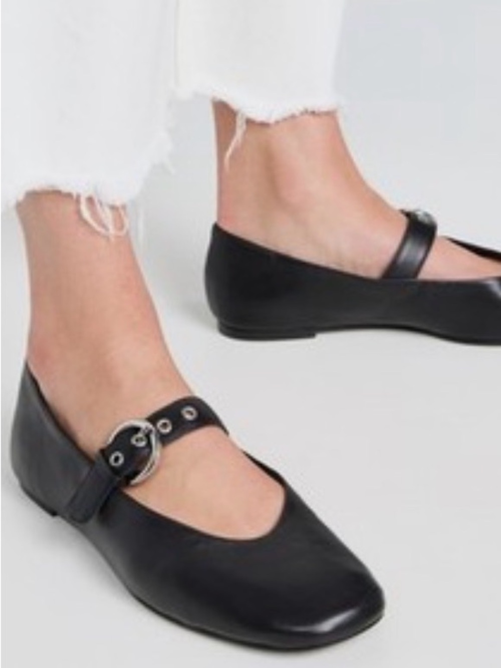 Reformation Bethany Ballet Calf Leather Flats size 8.5 $278